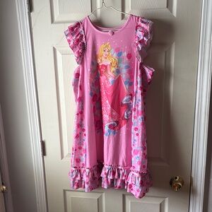 Disney Pink and Red Nightgown with Ruffled Details